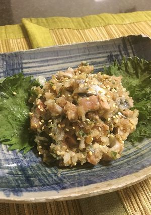 サンマの味噌たたき＊-レシピのメイン写真