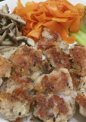 揚げずにザクうま☆鶏ももチキンハーブカツ-レシピのメイン写真