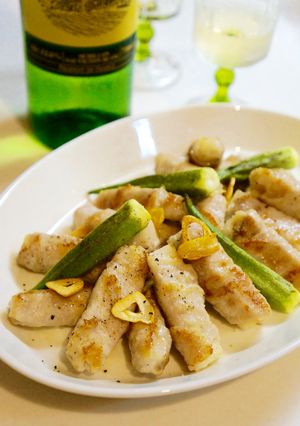 にんにくと塩胡椒でレンコンの豚巻き-レシピのメイン写真