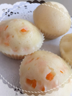 離乳食 牛乳&卵要らずの蒸しパン-レシピのメイン写真