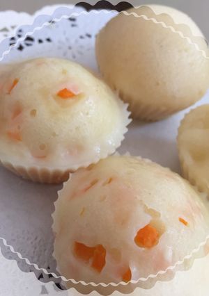 離乳食 牛乳&卵要らずの蒸しパン-レシピのメイン写真