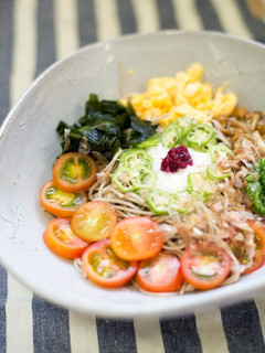 ネバネバ夏野菜そば-レシピのメイン写真