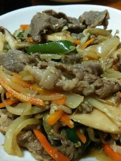 牛肉と野菜のオイスターソース炒め-レシピのメイン写真