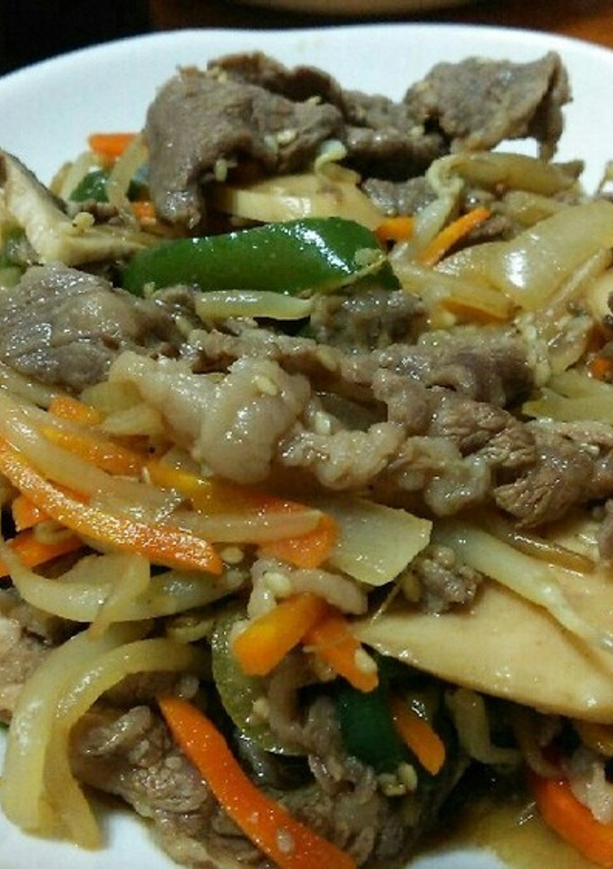 牛肉と野菜のオイスターソース炒め-レシピのメイン写真