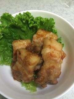 豚バラブロック甘辛炒め-レシピのメイン写真