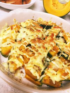 かぼちゃのカレーマヨチーズ焼き-レシピのメイン写真