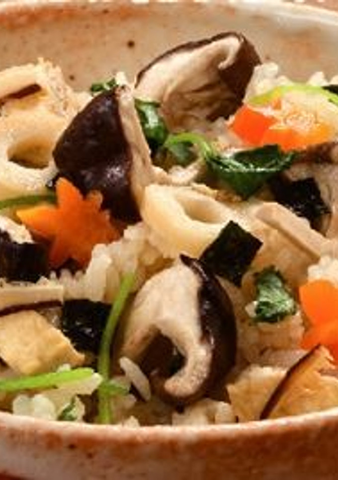 しいたけの松茸風味炊き込みご飯-レシピのメイン写真