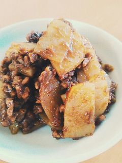 ジャガイモと挽き肉のカレー炒め-レシピのメイン写真