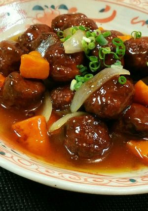 冷凍肉団子の甘酢あんかけ-レシピのメイン写真