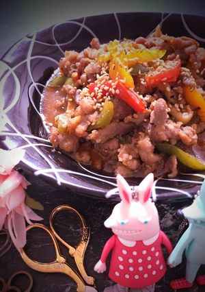 ☆簡単☆きのことパプリカの豚生姜焼き✨💖-レシピのメイン写真