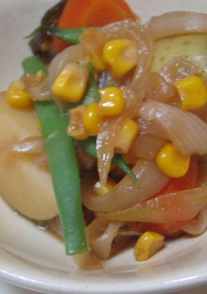 カラフル野菜のヘルシー煮物-レシピのメイン写真