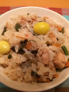 簡単♪山菜おこわ-レシピのメイン写真