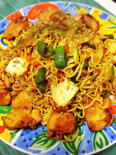 簡単、焼きそばアレンジカレー風味-レシピのメイン写真