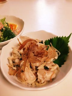 蒸し鶏と切り干し大根の梅しそおかか-レシピのメイン写真