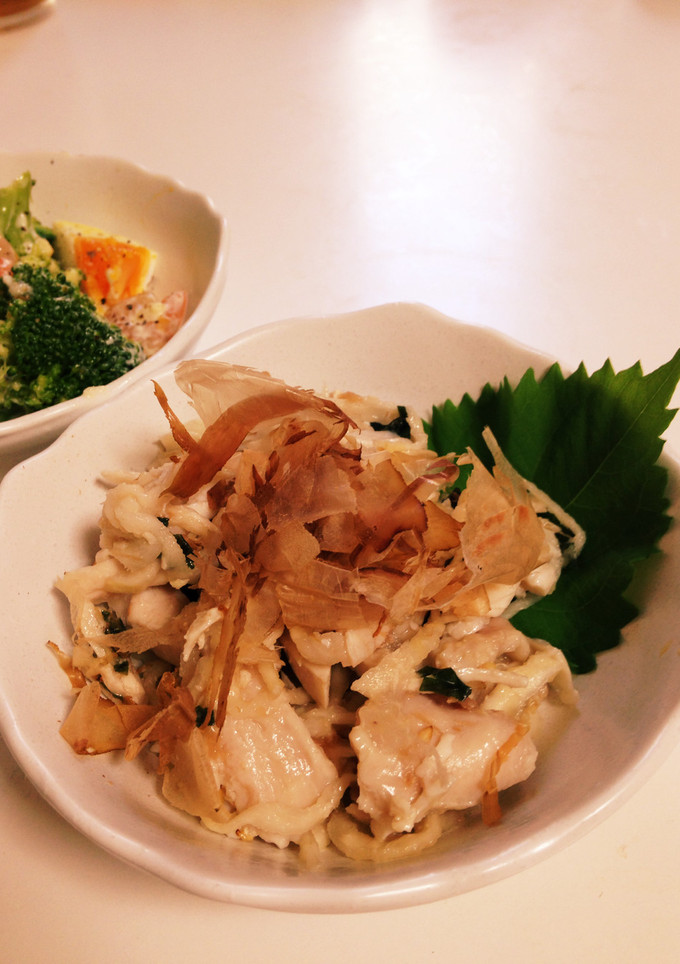 蒸し鶏と切り干し大根の梅しそおかか-レシピのメイン写真