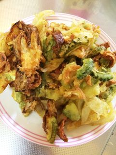 ゴーヤのかき揚げ-レシピのメイン写真