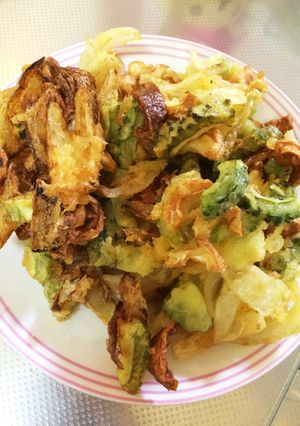 ゴーヤのかき揚げ-レシピのメイン写真