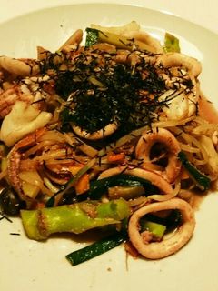 簡単!!いかとたらこの海鮮野菜炒め-レシピのメイン写真