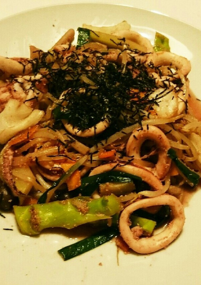 簡単!!いかとたらこの海鮮野菜炒め-レシピのメイン写真