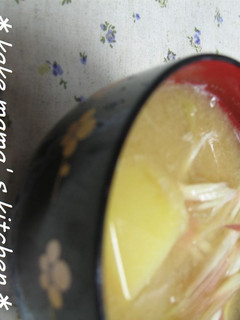 みょうが♡♥じゃがいもの味噌汁-レシピのメイン写真