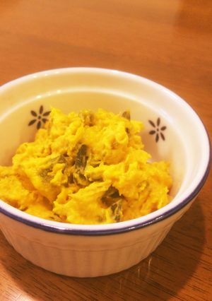 カレーとシナモン香るカボチャサラダ♫-レシピのメイン写真