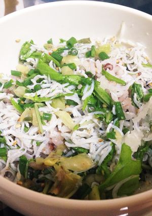 超簡単！水菜シラス丼！ランチにも◎-レシピのメイン写真