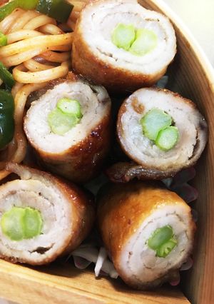 お弁当に!豚のアスパラロール生姜焼き☆-レシピのメイン写真
