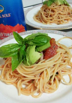 トマトとアボカドの冷製パスタ-レシピのメイン写真
