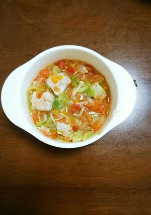 野菜たっぷりミネストローネ☆一才離乳食-レシピのメイン写真