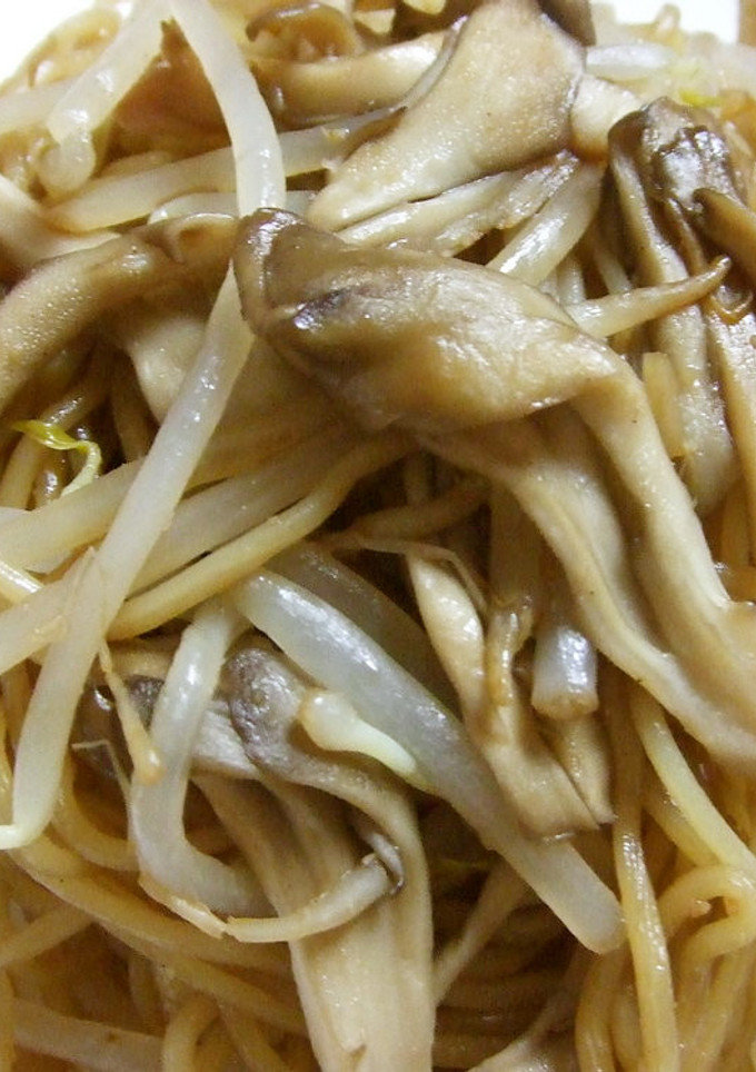 もやしと舞茸の醤油焼きそば-レシピのメイン写真
