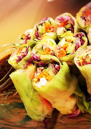 野菜たっぷり生春巻き-レシピのメイン写真