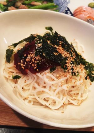 素麺で韓国風ビビン麺-レシピのメイン写真