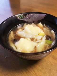 ★ツルッとモチモチ我が家のすいとん汁★-レシピのメイン写真