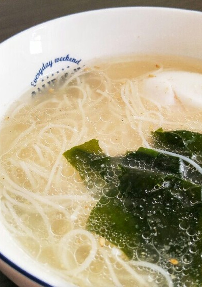 とりがらラーメン風♪冷やしそうめん-レシピのメイン写真