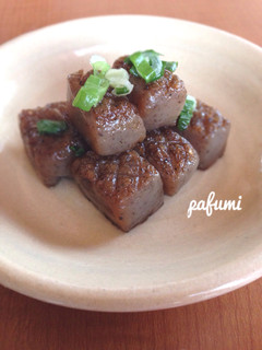 ☆バター醤油☆こんにゃくサイコロステーキ-レシピのメイン写真