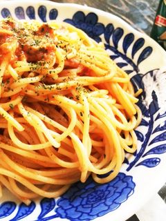 包丁なし!簡単ツナ&トマトスパ♡-レシピのメイン写真