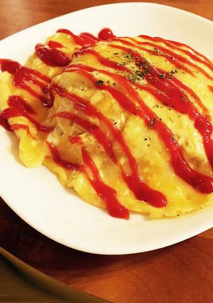 簡単♡チーズ入りふんわりオムライス-レシピのメイン写真
