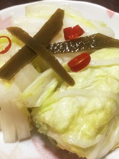 白菜の漬物 超簡単!美味しい♡-レシピのメイン写真