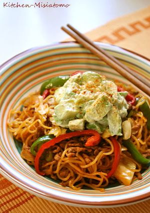アボカドが決め手!MEX焼きそば-レシピのメイン写真
