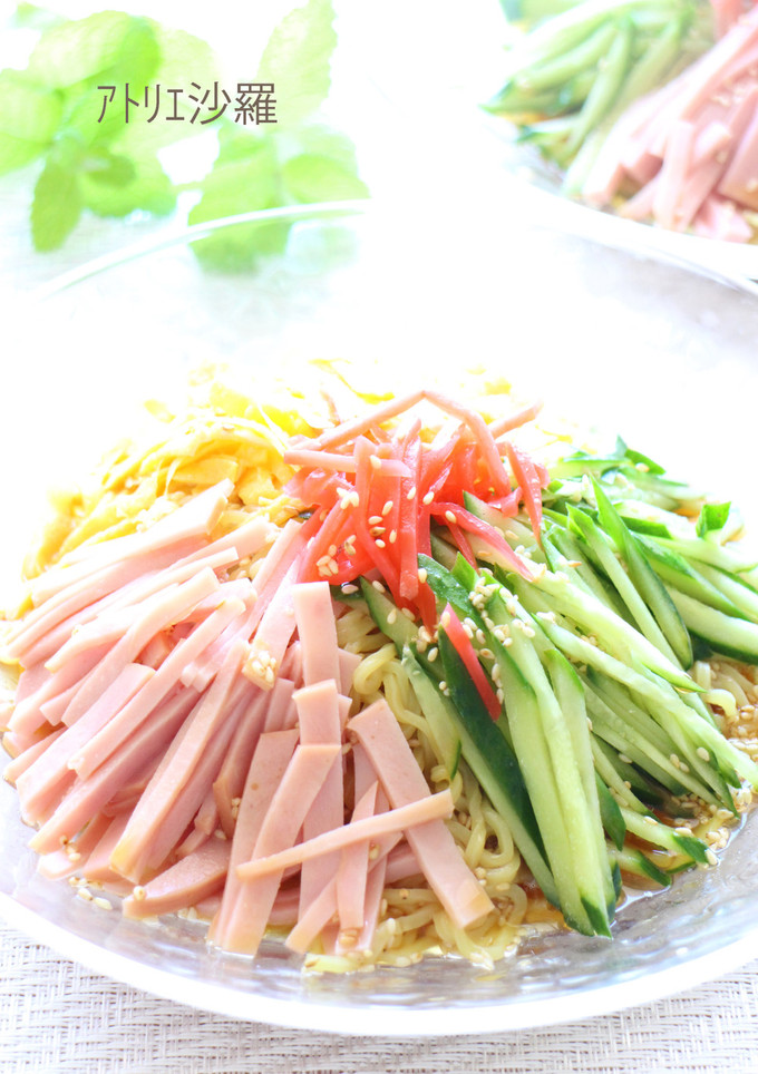 醤油だれ＆ごまだれ✿基本の冷やし中華✿-レシピのメイン写真