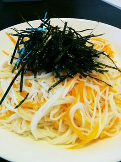 ツナマヨ人参そうめん-レシピのメイン写真