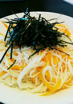 ツナマヨ人参そうめん-レシピのメイン写真
