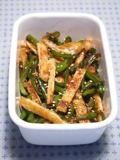 カリカリ油揚げとピーマンの常備菜-レシピのメイン写真