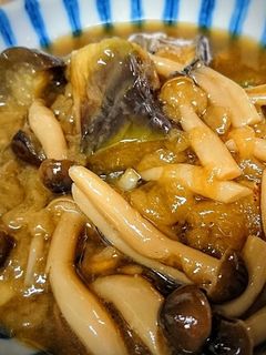 ナスとしめじの天かす煮-レシピのメイン写真