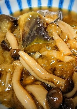 ナスとしめじの天かす煮-レシピのメイン写真