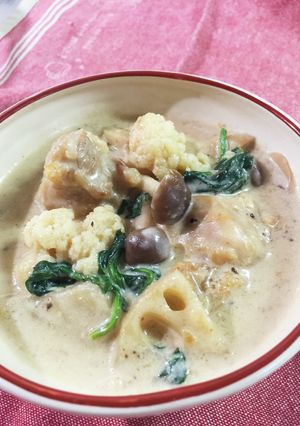 こっくり美味しい！秋の豆乳シチュー♡-レシピのメイン写真