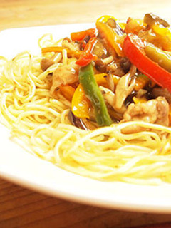 彩り野菜のあんかけ かた焼きそば-レシピのメイン写真