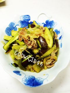ナスと豚肉の麺つゆ炒め-レシピのメイン写真