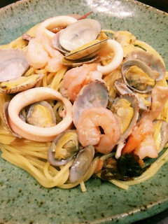 海鮮和風スパゲッティ-レシピのメイン写真