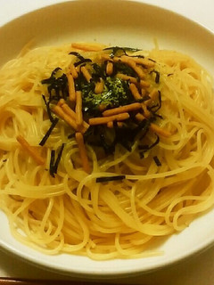 超〜簡単!お茶漬けパスタ-レシピのメイン写真
